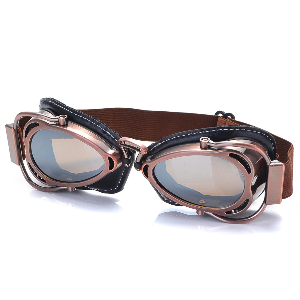 Occhiali da moto retrò 