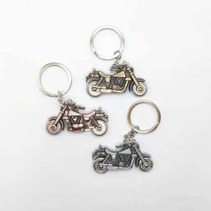 Retro Motorcycle Key Ring 