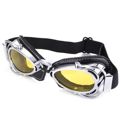 Occhiali da moto retrò 