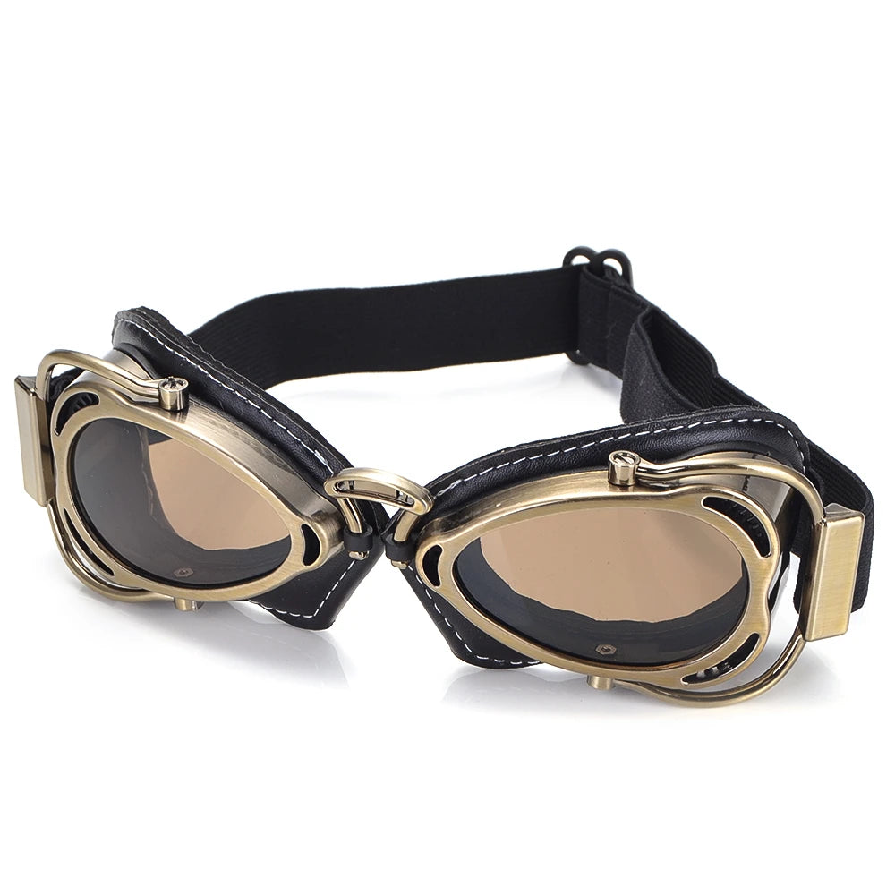 Occhiali da moto retrò 