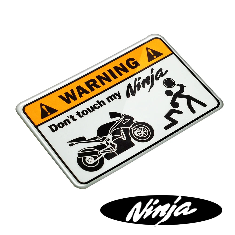 "Don't Touch My Ninja" Sticker Decal 