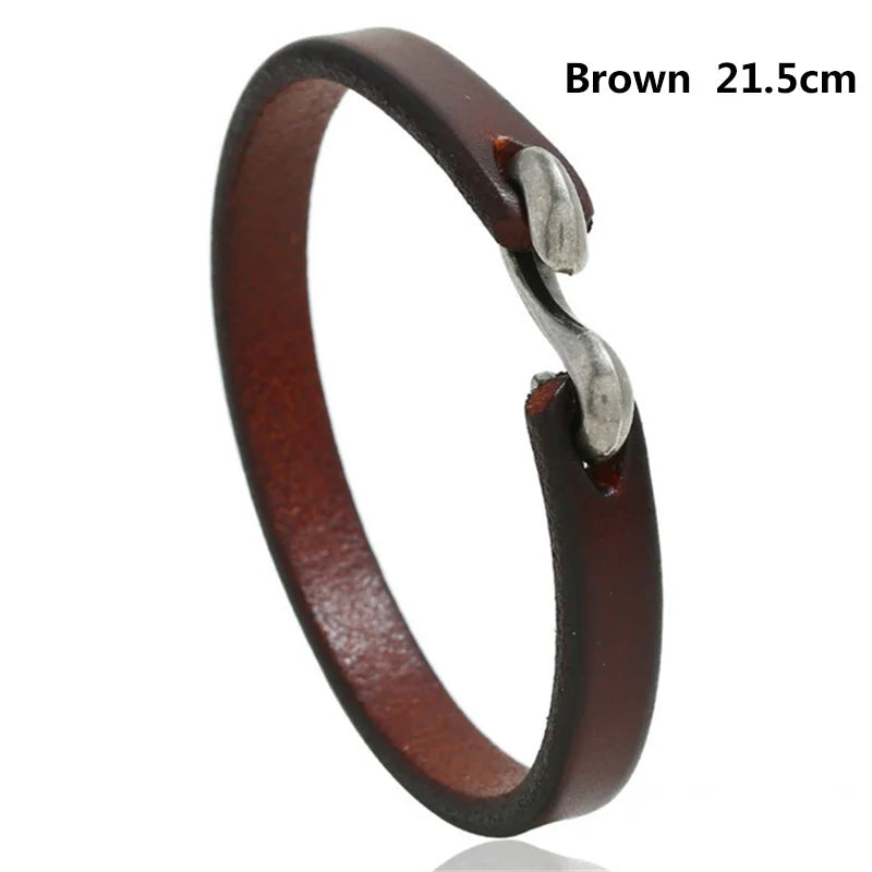 Vintage Punk Genuine Leather Bracelet 