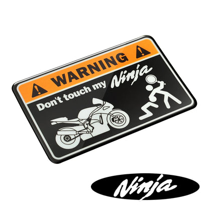 "Don't Touch My Ninja" Sticker Decal 
