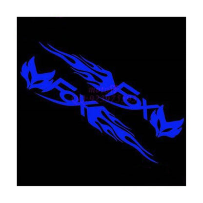 2PCS FOX Tribal Flame Stickers 