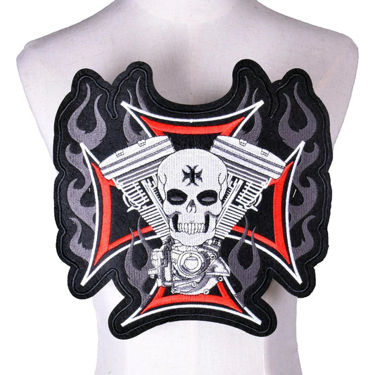 Punk Embroidered Iron On Patches 