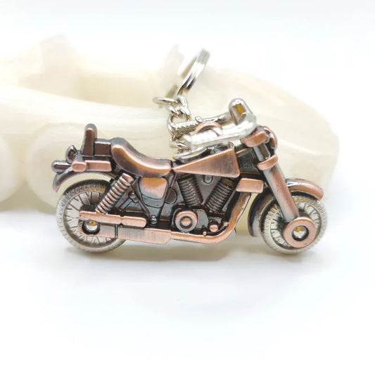 Retro Motorcycle Key Ring 
