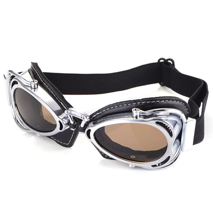 Occhiali da moto retrò 