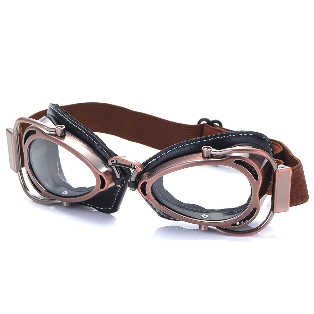 Occhiali da moto retrò 