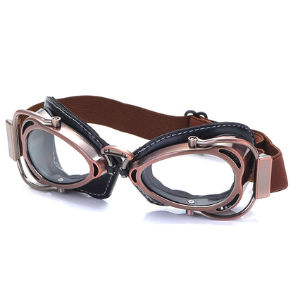 Occhiali da moto retrò 