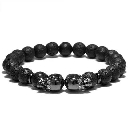 Bracelet du crâne pour motocyclistes 