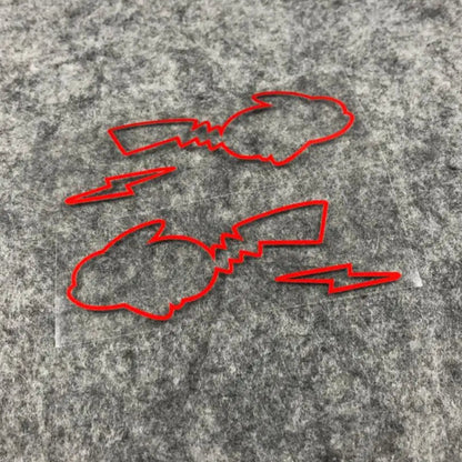 2Pcs Sticker for Helmets