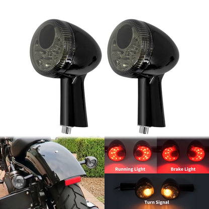 2pcs Motorcycle Rear Turn Signals Indicators