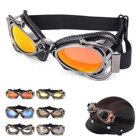 Gafas de moto retro 