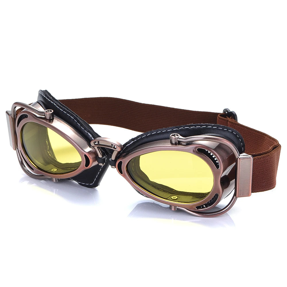 Occhiali da moto retrò 