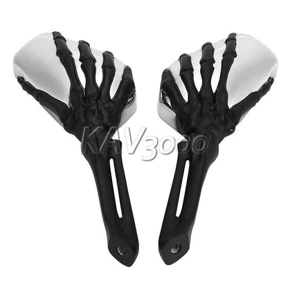 Skeleton Hand Motorcycle Mirrors