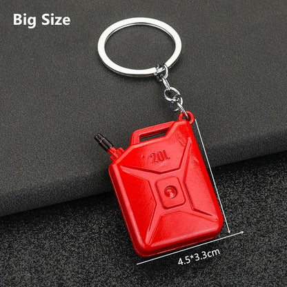 Gasoline Barrel Keychain 