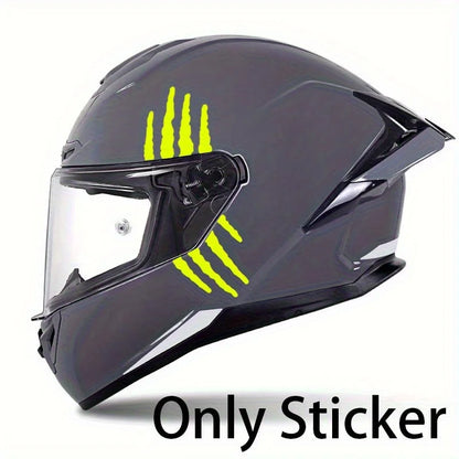 Claw Marks Helmet Stickers