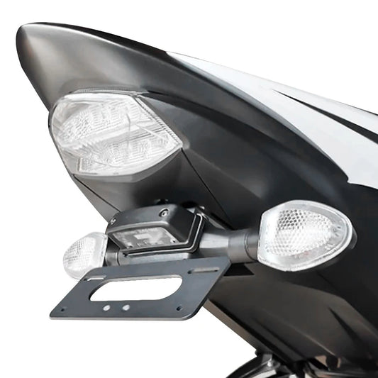 Motorcycle License Plate Holder with LED Light