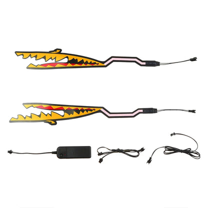 2-in-1 LED Night Shark Helmet