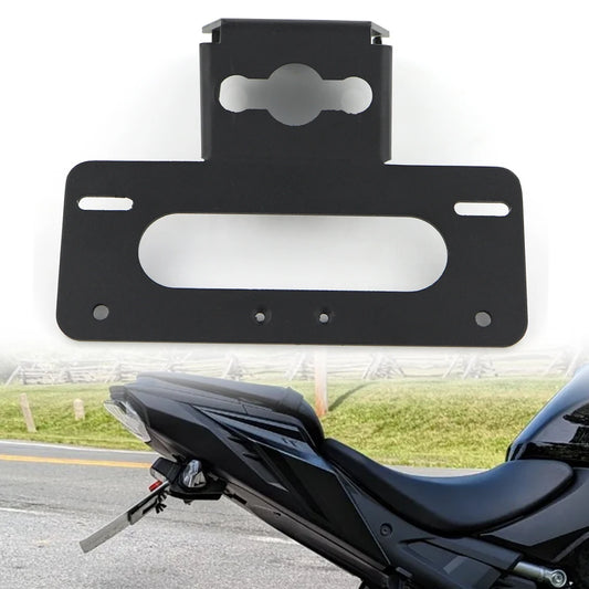 Motorcycle License Plate Holder with LED Light