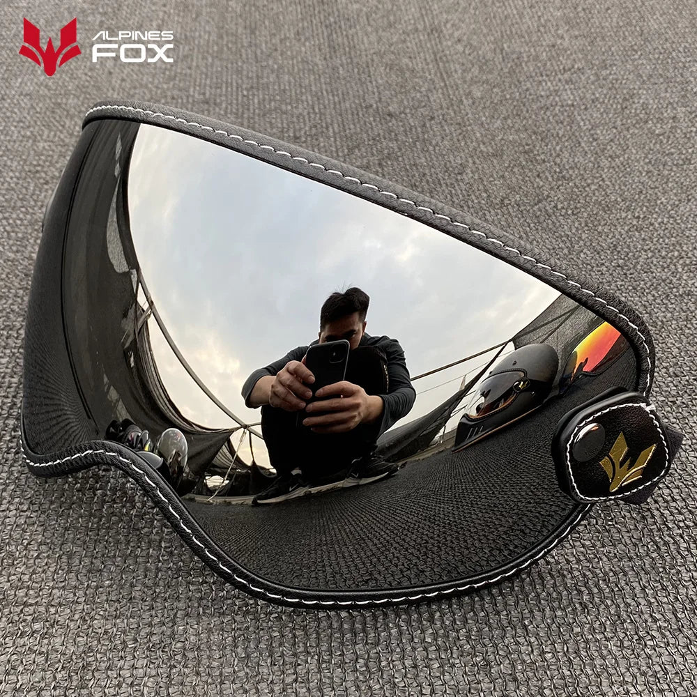 Ajuste de lente de visera de burbuja retro 