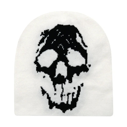 Skull Beanie Motorcyclist 
