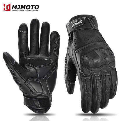 Motorcycle Leather Gloves