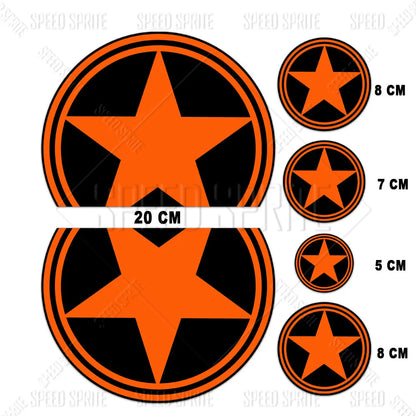Motorcycle & Scooter Star Decals