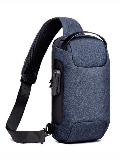 Men Sling Backpack Crossbody for Motorcyclist 