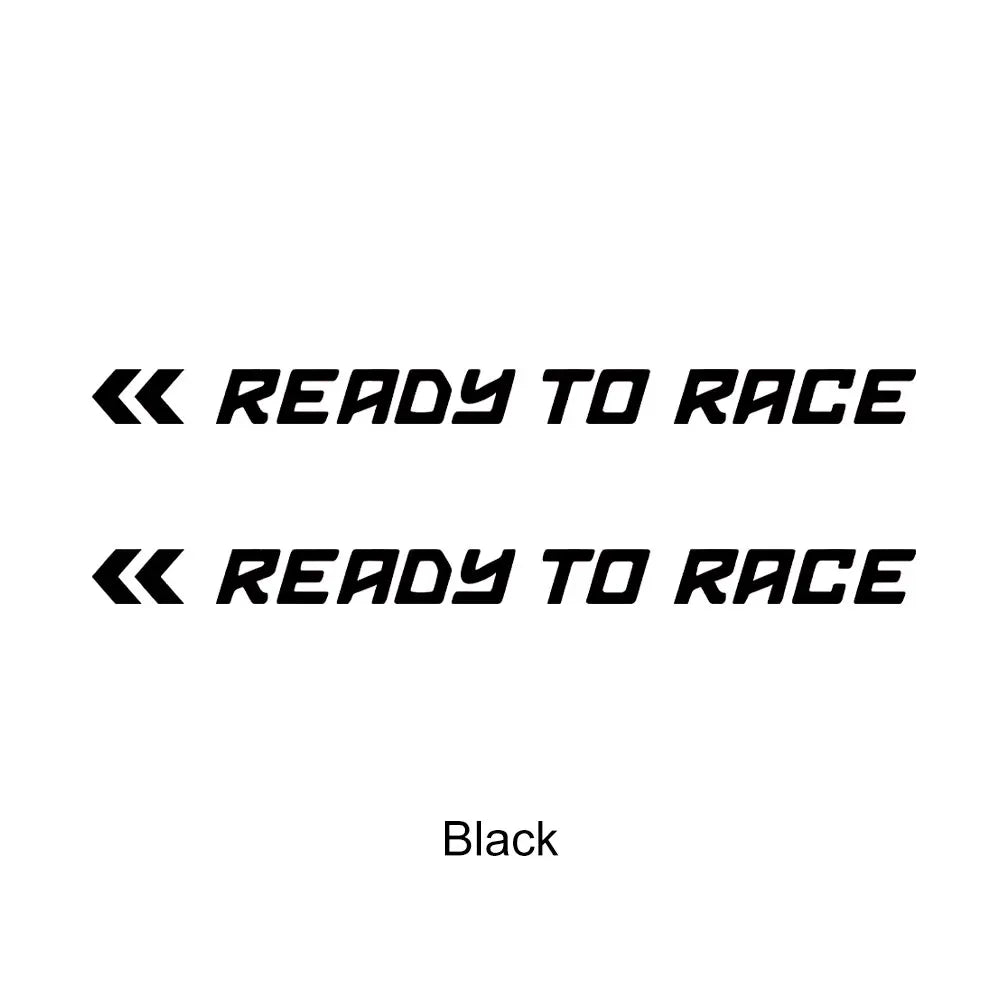 Ready To Race Sticker