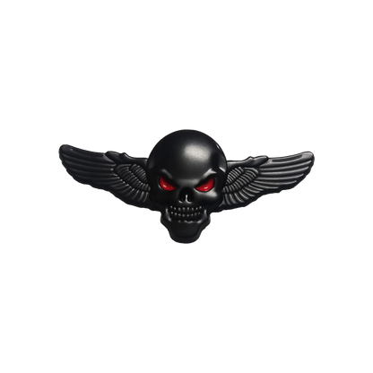3D Winged Skull Emblem
