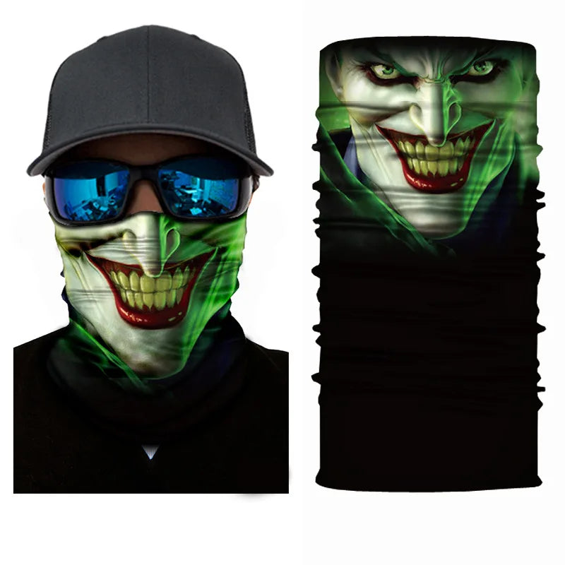3D Ghost Skull Bandana 