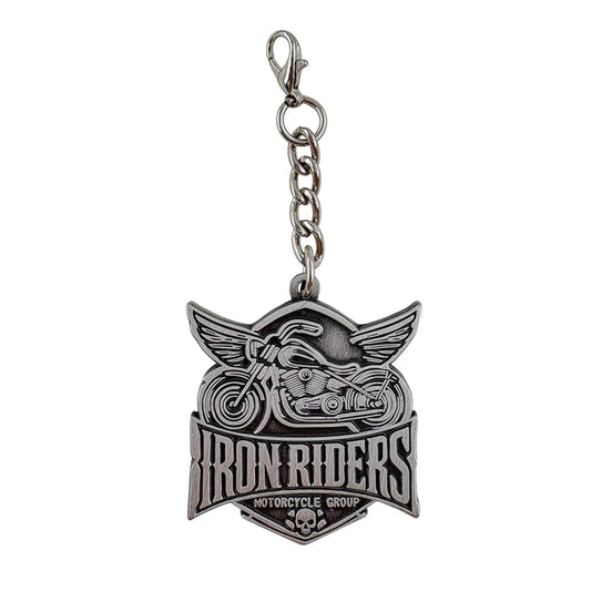 Iron Riders Motorcycle Group Keychain 