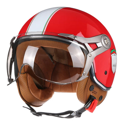 Retro Premium Open Face Helmet 
