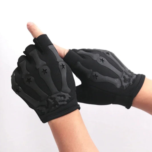 Guantes de motocicleta sin dedos