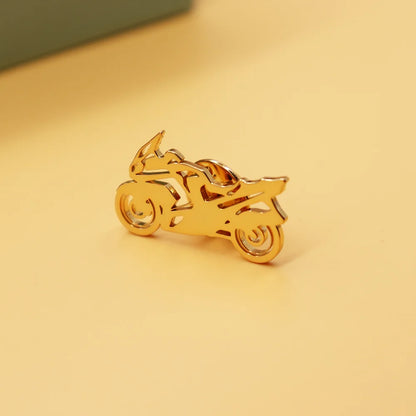 Motorcycle Racing Brooch Pin 