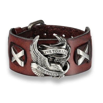 Bracelet en cuir en direct 