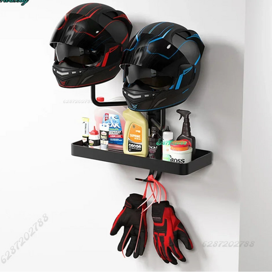 Motorradhelmhalter 