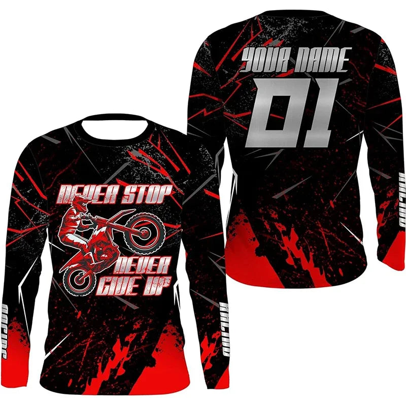 Riding Race Motorcycle Long Shirt