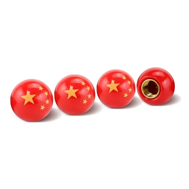 4 Pcs Tire Valve Caps – Funny & Functional 