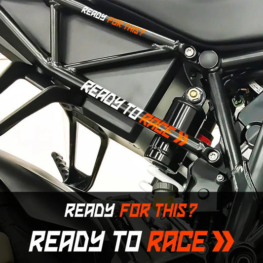 Ready to Race Motorbike Sticker 
