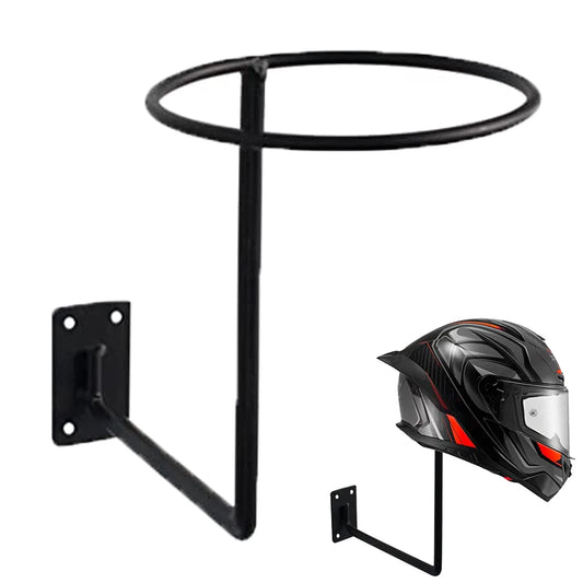 Motorcycle Helmet Metal Wall Mount