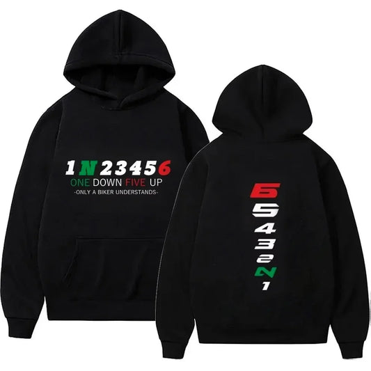 1N23456 Motorcycle Gear Biker Hoodie 