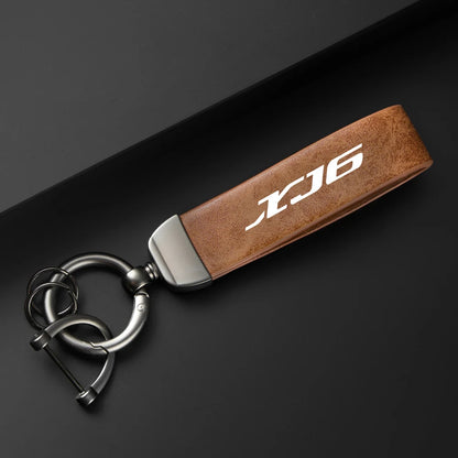 Performance Leather Loop Keychain