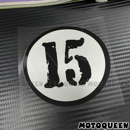 Cafe Racer Number Decals