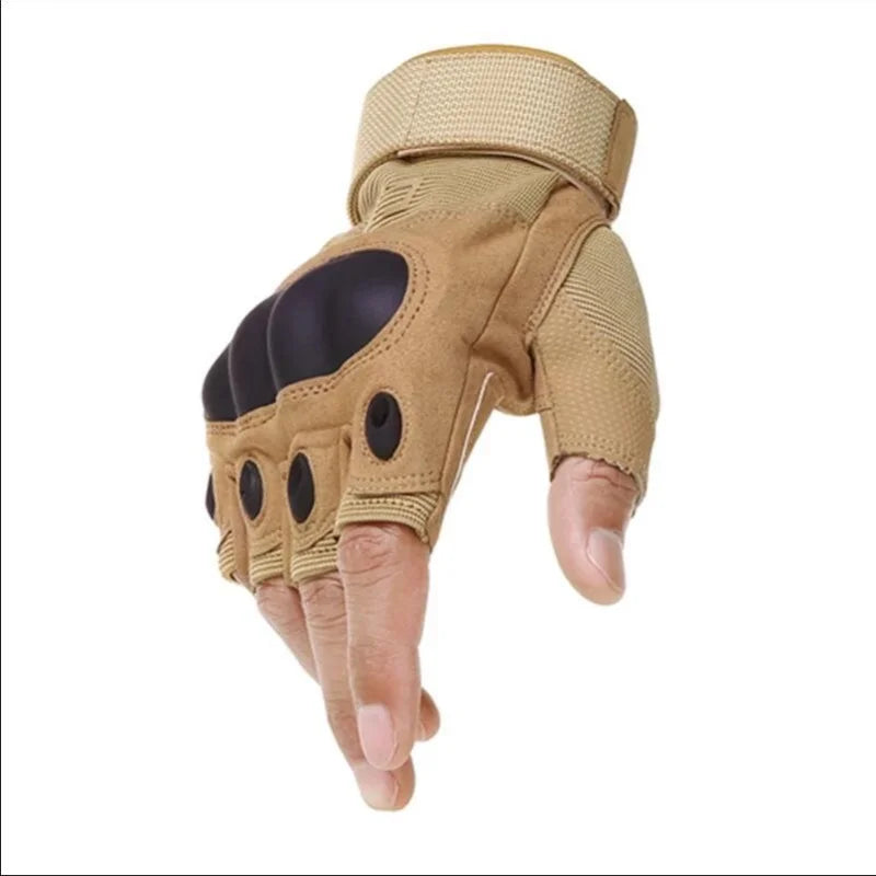 Guantes tácticos de medio dedo