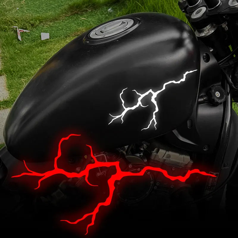 Lightning Bolt Reflective Stickers