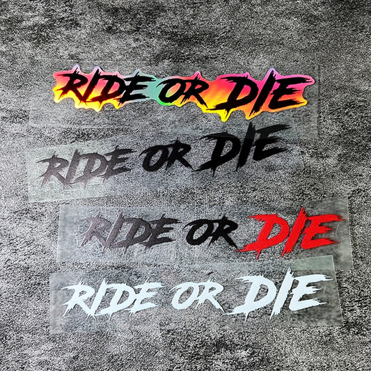 Ride or Die Sticker Helmet 