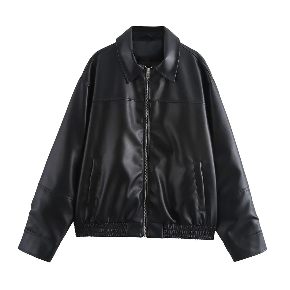 Genuine Leather Motorcycle Jacket 