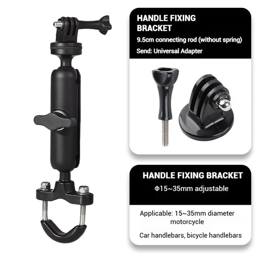 Metal Motorcycle Camera Holder – 360° Rotation